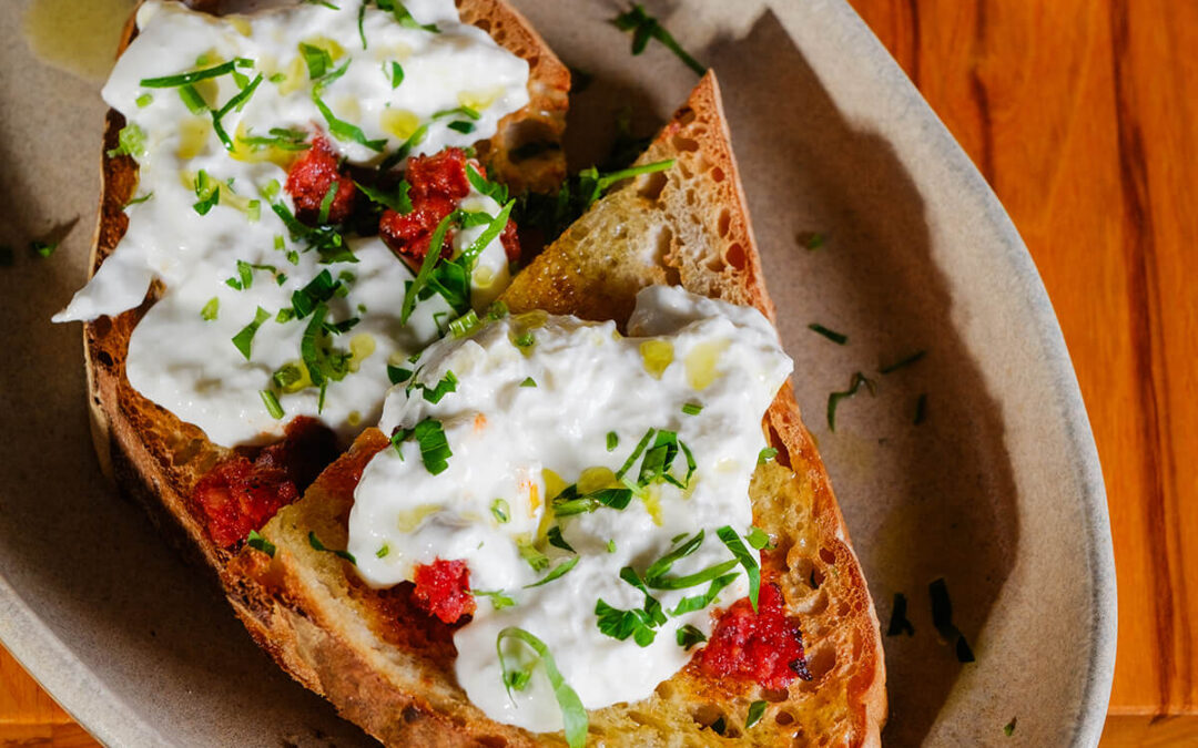 Nduja & Stracciatella Bruschetta